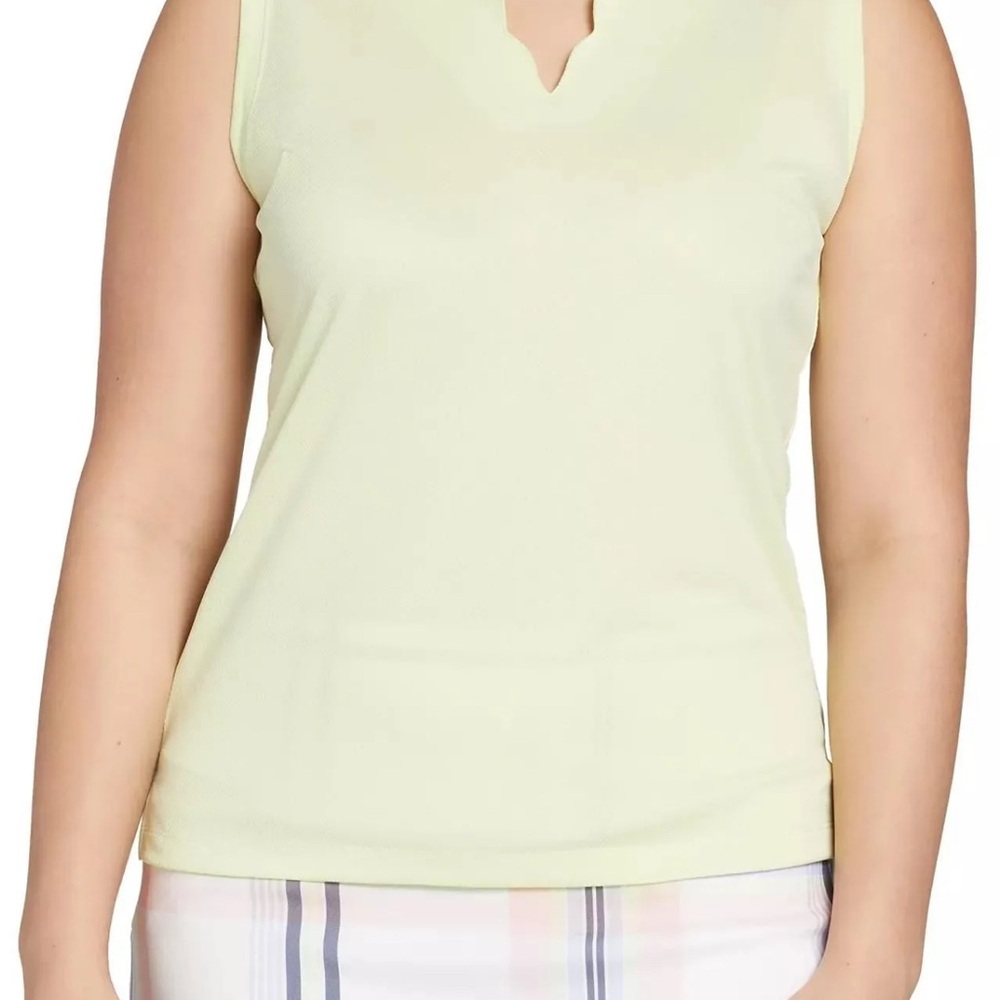 Sleeveless Green Top